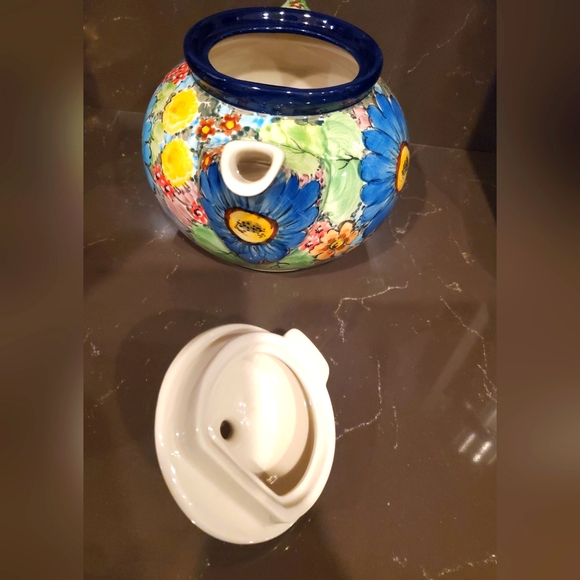 Unikat Ceramic Boleslawiec Artistic Teapot. - Picture 4 of 14